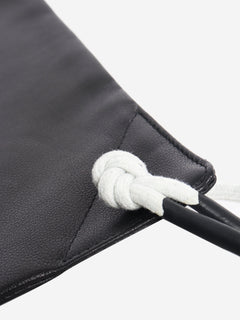 Black leather drawstring backpack Backpacks Rick Owens 
