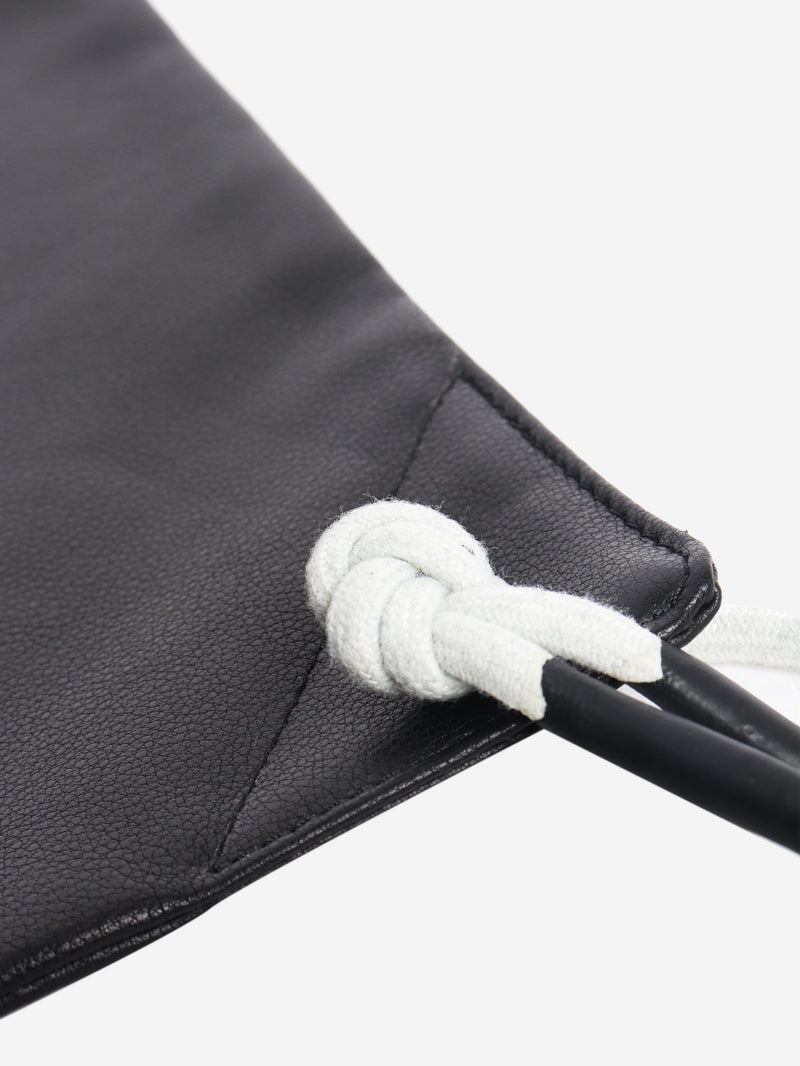 Black leather drawstring backpack Backpacks Rick Owens 