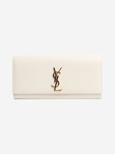 Cream Kate clutch Clutch bags Saint Laurent 
