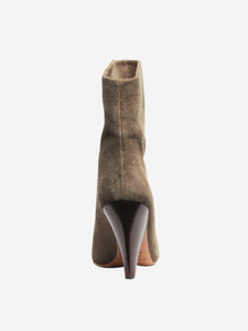 Isabel Marant Taupe Lapee suede boots - size EU 37