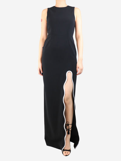 Black sleeveless maxi dress - size UK 8 Dresses Filiarmi 