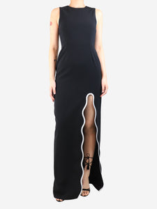 Filiarmi Black sleeveless maxi dress - size UK 8