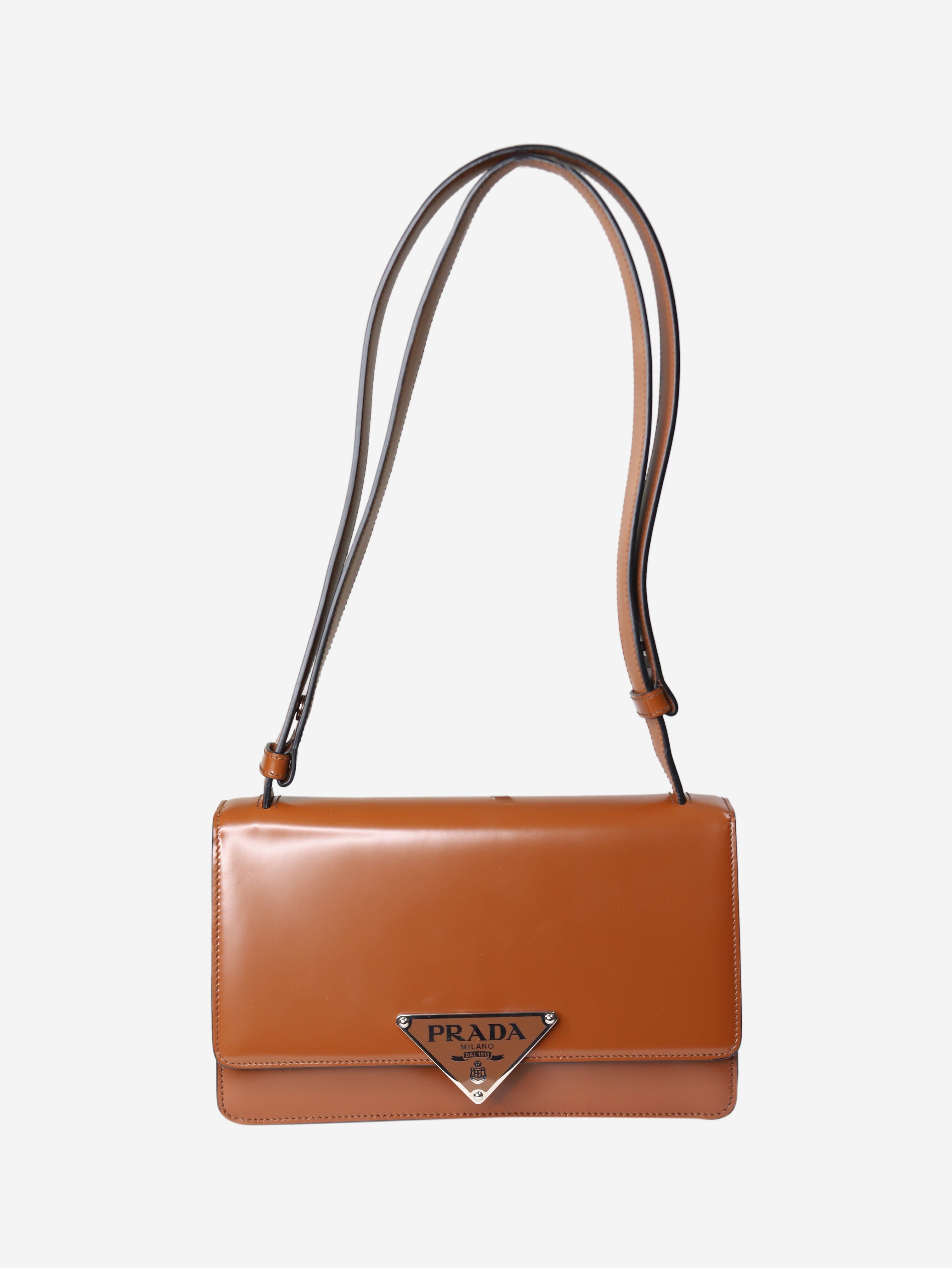 Prada handbag clearance brown