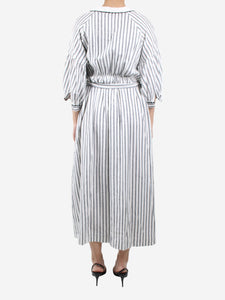 Wiggy Kit White striped dress - size M