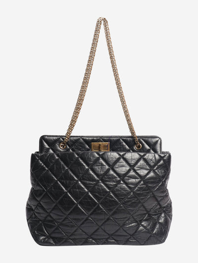 Black 2012 2.55 lambskin quilted shoulder bag Shoulder bags Chanel 