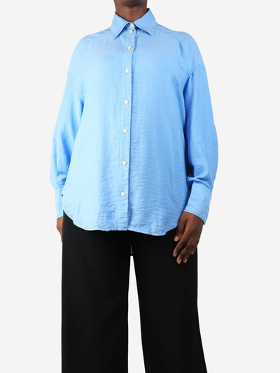 Blue flowy blouse - size UK 8 Tops Sandro 
