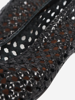 Black The Woven Paz flats - size EU 36.5 Flat Shoes Margaux 