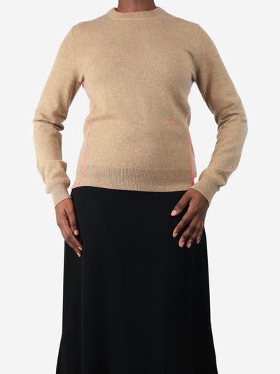 Brown cashmere jumper - size M Knitwear Celine 