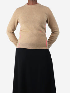 Celine Brown cashmere jumper - size M
