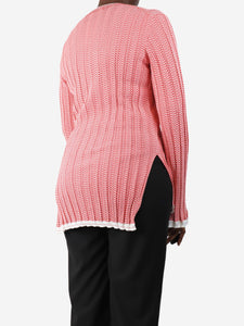 Celine Red printed long sleeve top - size L
