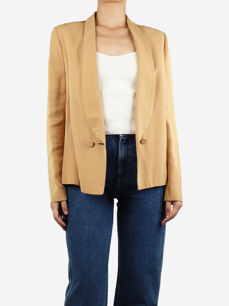 Brown double-breasted blazer - size UK 8 Coats & Jackets Chloe 