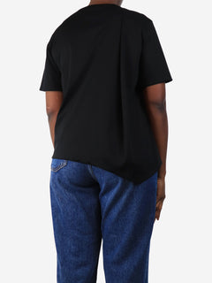 Black short-sleeved t-shirt - size UK 12 Tops Balenciaga 