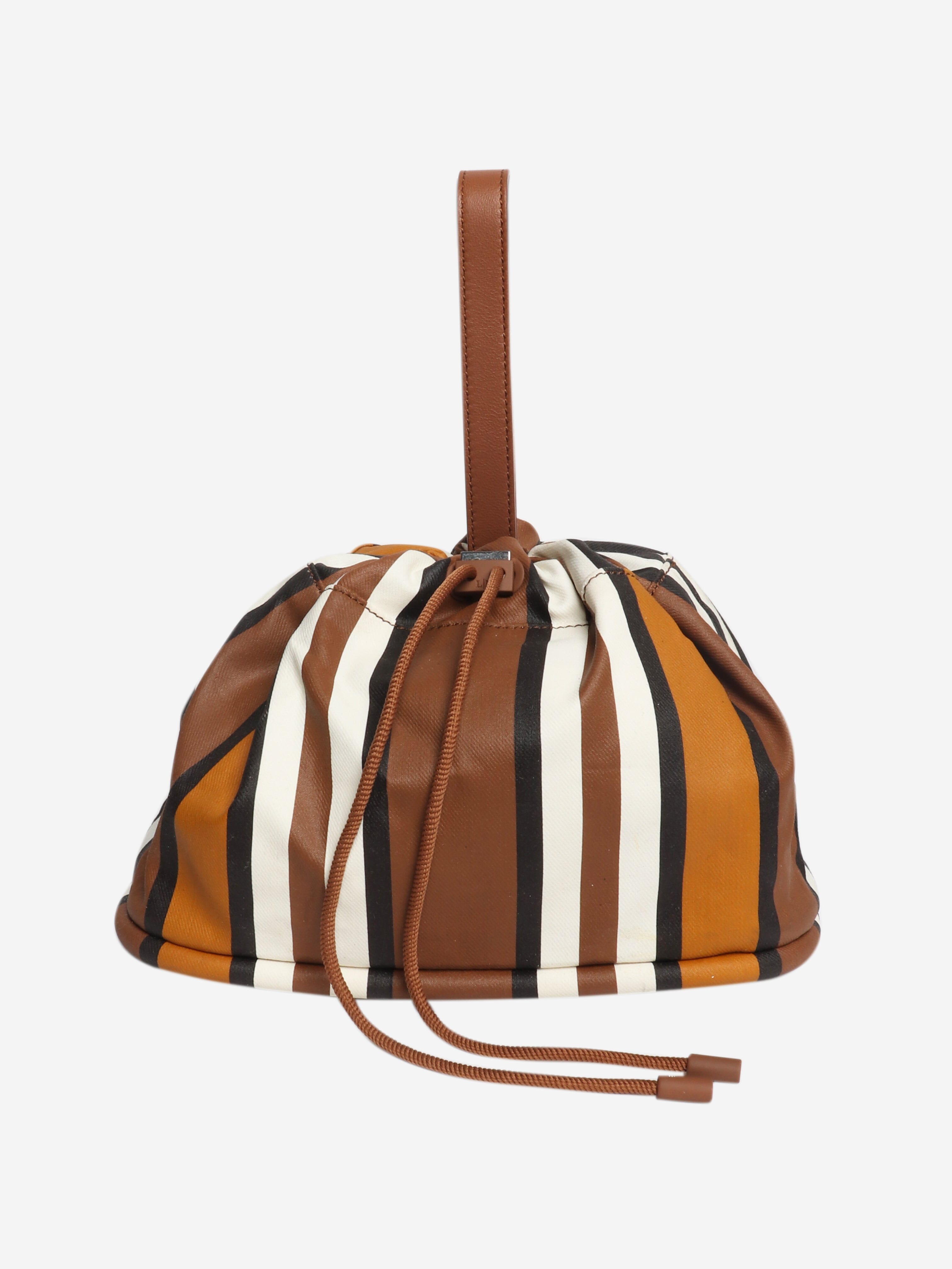 Brown Ashore striped bag Clutch bags Loro Piana 