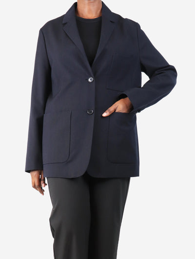 Navy blue wool jacket - size UK 12 Coats & Jackets Margaret Howell 