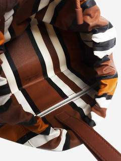 Brown Ashore striped bag Clutch bags Loro Piana 