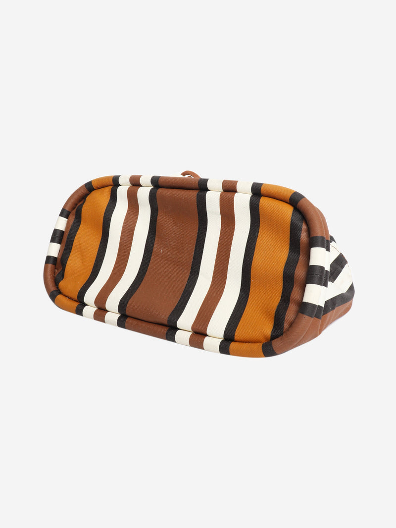 Brown Ashore striped bag Clutch bags Loro Piana 