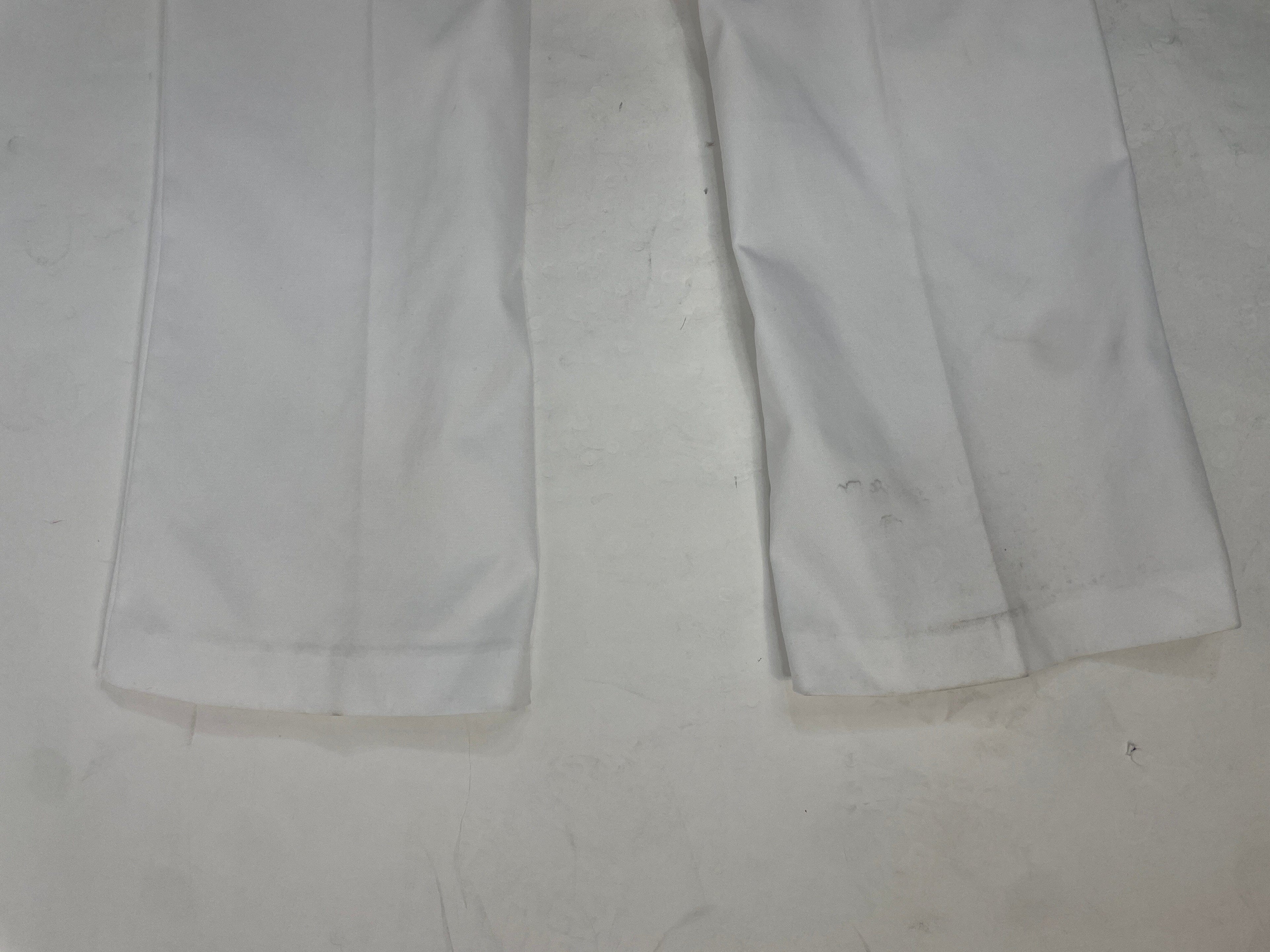 White cropped trousers - size UK 6 Trousers Divine Cashmere 