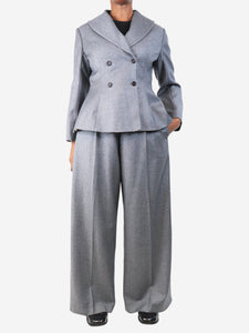 Unique Edition Grey wool suit set - size UK 14