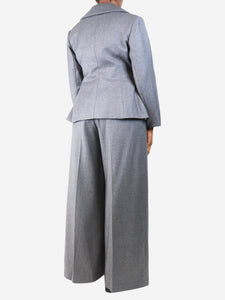 Unique Edition Grey wool suit set - size UK 14