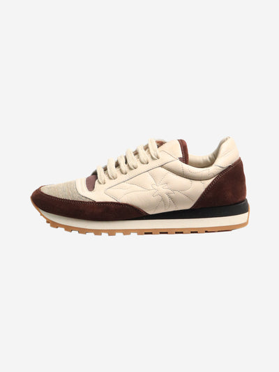 Brown quilted suede runners - size EU 37 Trainers Brunello Cucinelli 