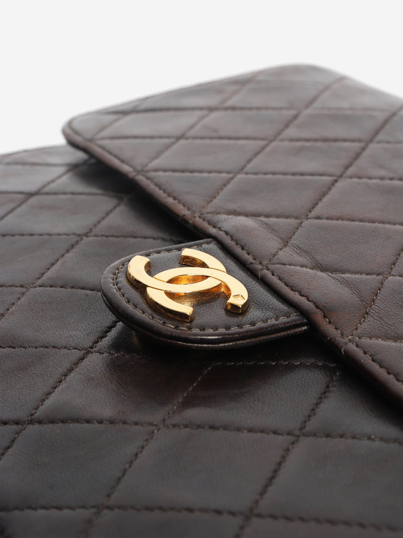 Black vintage 1997 lambskin Timeless Classic Flap bag