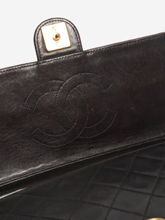 Black vintage 1997 lambskin Timeless Classic Flap bag