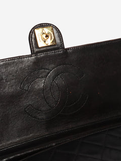 Black vintage 1997 lambskin Timeless Classic Flap bag