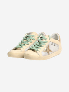 Golden Goose Deluxe Brand Beige Superstar trainers - size EU 37