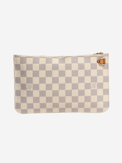 Cream Damier Azur neverfull MM pouch Bags Louis Vuitton 