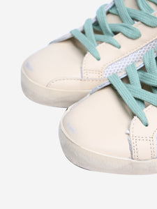 Golden Goose Deluxe Brand Beige Superstar trainers - size EU 37