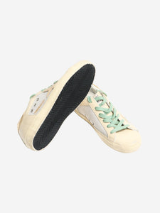 Golden Goose Deluxe Brand Beige Superstar trainers - size EU 37