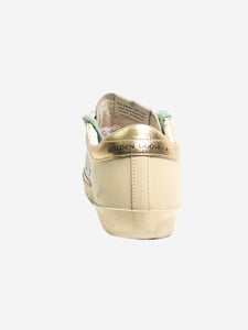 Golden Goose Deluxe Brand Beige Superstar trainers - size EU 37