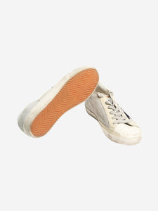 Golden Goose Deluxe Brand Grey Superstar trainers - size EU 37