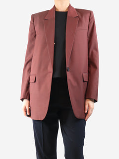 Dark rust single-breasted blazer - size UK 8 Coats & Jackets Isabel Marant Etoile 