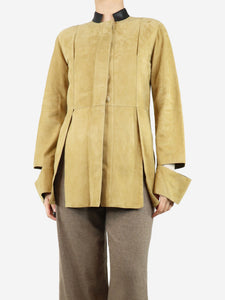 Loewe Neutral suede jacket - size UK 8