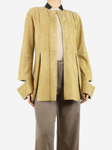 Loewe Neutral suede jacket - size UK 8