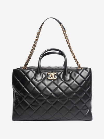 Black 2012 Portobello lambskin quilted tote Tote Bags Chanel 