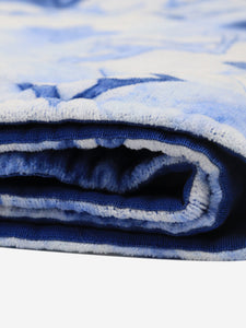 Louis Vuitton Blue watercolour beach towel