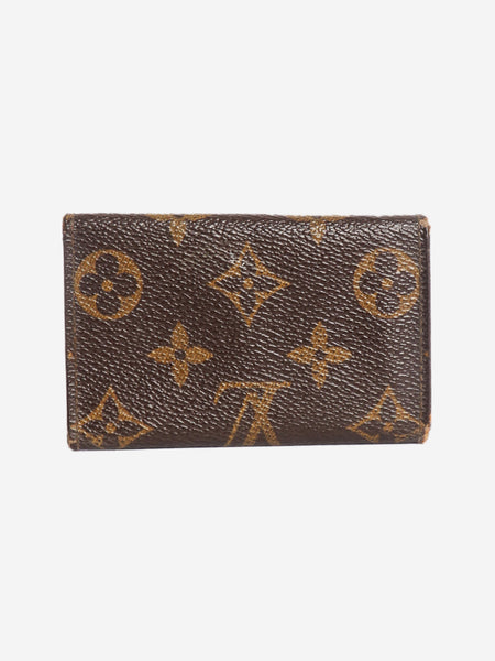 Brown vintage Monogram keyholder wallet alternate image