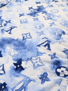 Louis Vuitton Blue watercolour beach towel