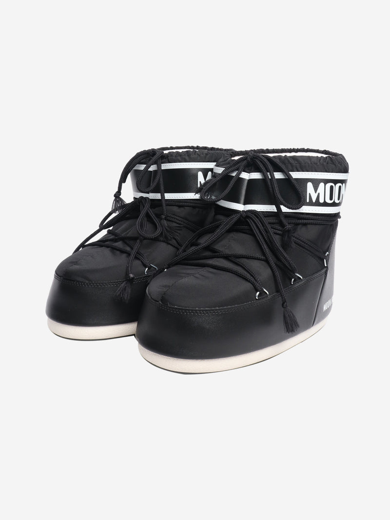 Black ski boots - size UK 9/10.5 Boots Moon Boot 