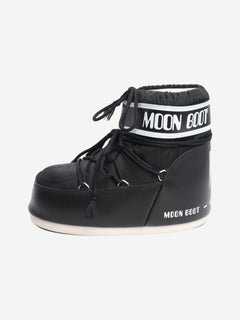 Black ski boots - size UK 9/10.5 Boots Moon Boot 