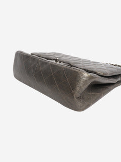 Grey 2015 jumbo caviar Classic Double Flap bag Cross-body bags Chanel 