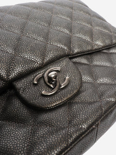 Grey 2015 jumbo caviar Classic Double Flap bag Cross-body bags Chanel 