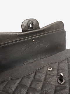 Grey 2015 jumbo caviar Classic Double Flap bag Cross-body bags Chanel 