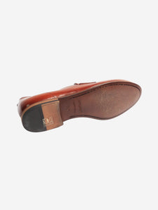 Pantanetti Tan leather loafers - size EU 37.5
