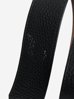 Black leather belt Belts Gucci 