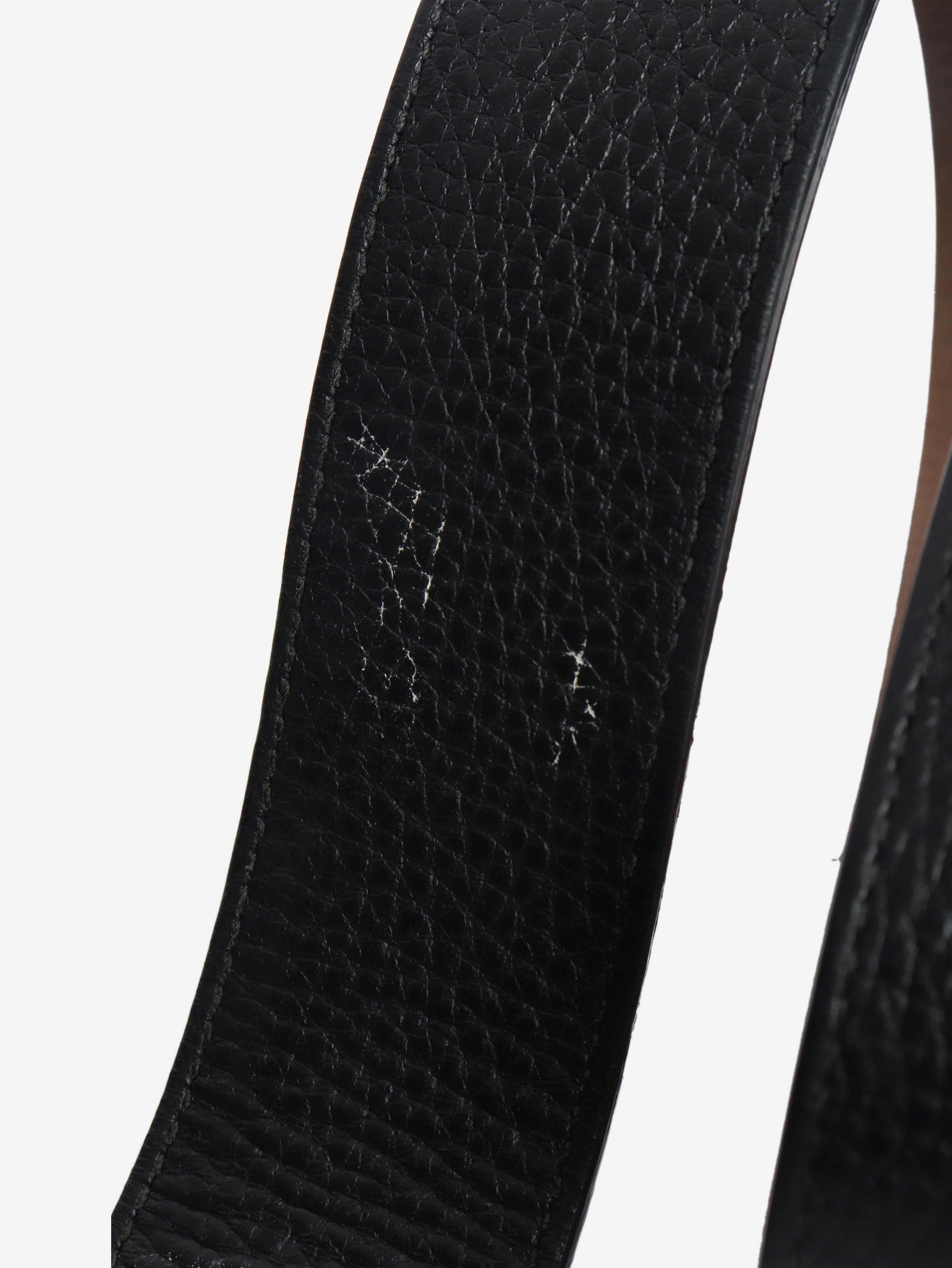 Black leather belt Belts Gucci 