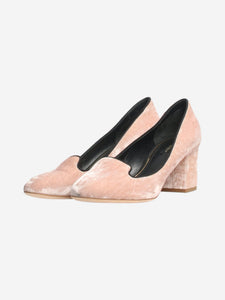 Dolce & Gabbana Pink velvet pumps - size EU 40