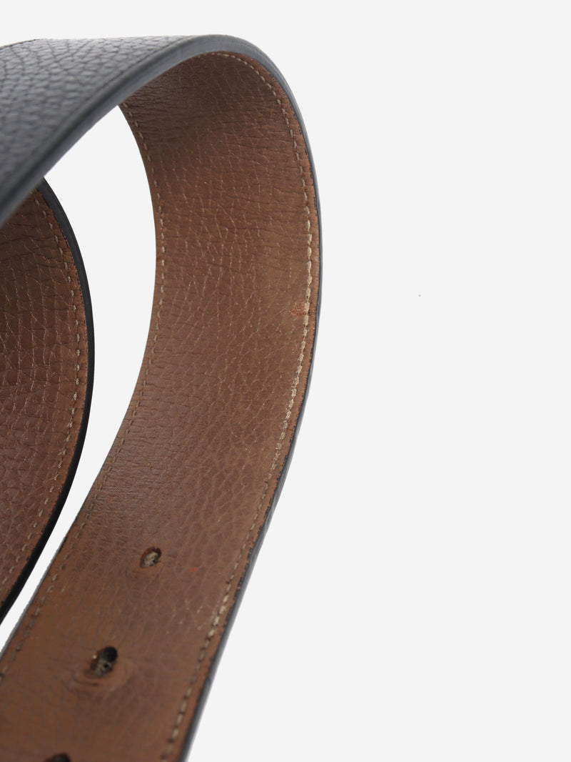 Black leather belt Belts Gucci 